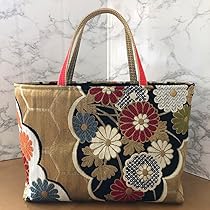 パンドラ　帯リメイクバック パンドラ 帯リメイクバック 帯 リメイク バック 黒 花柄 豪華